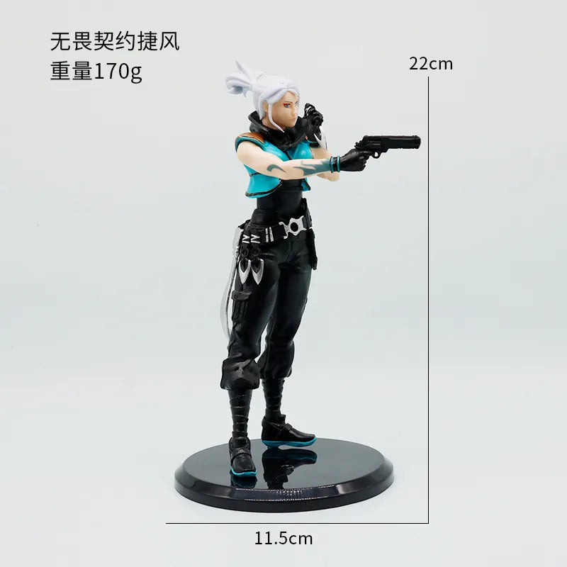 Valorant Jett Shot Ready Figure – 22cm Premium Gaming Collectible Statue