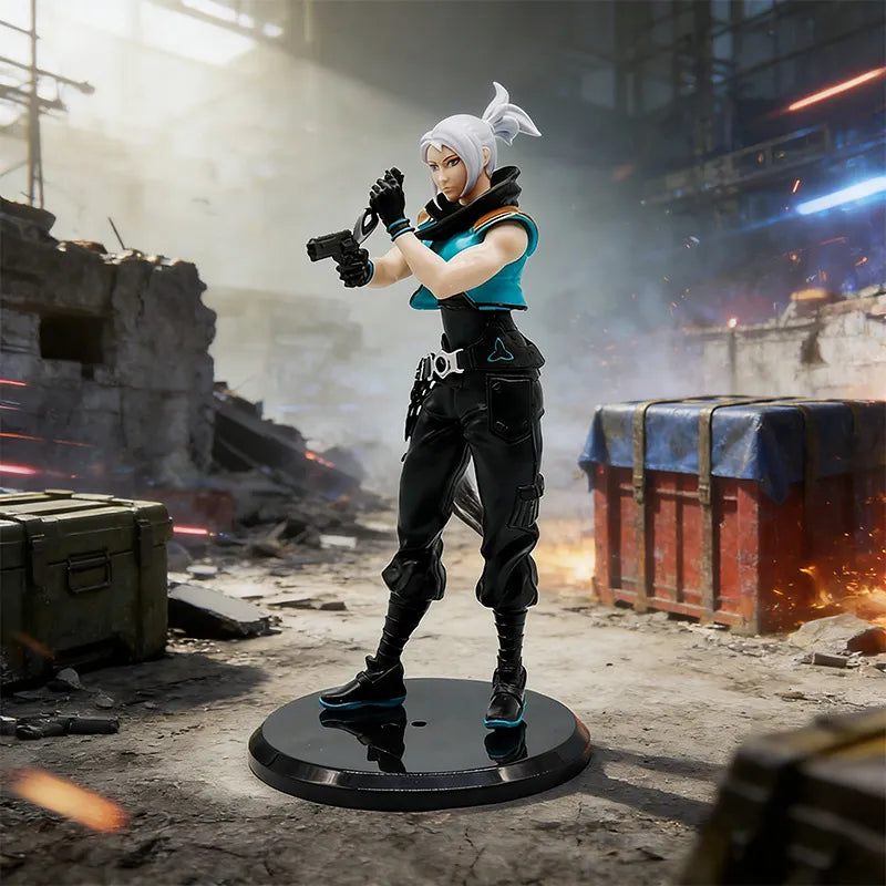 Valorant Jett Shot Ready Figure – 22cm Premium Gaming Collectible Statue