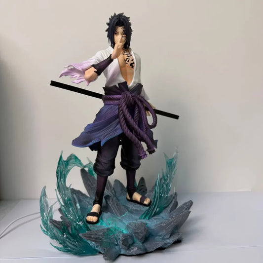 Sasuke Uchiha Cursed Seal Awakening Figure 33cm – Premium Naruto Shippuden Collectible Statue