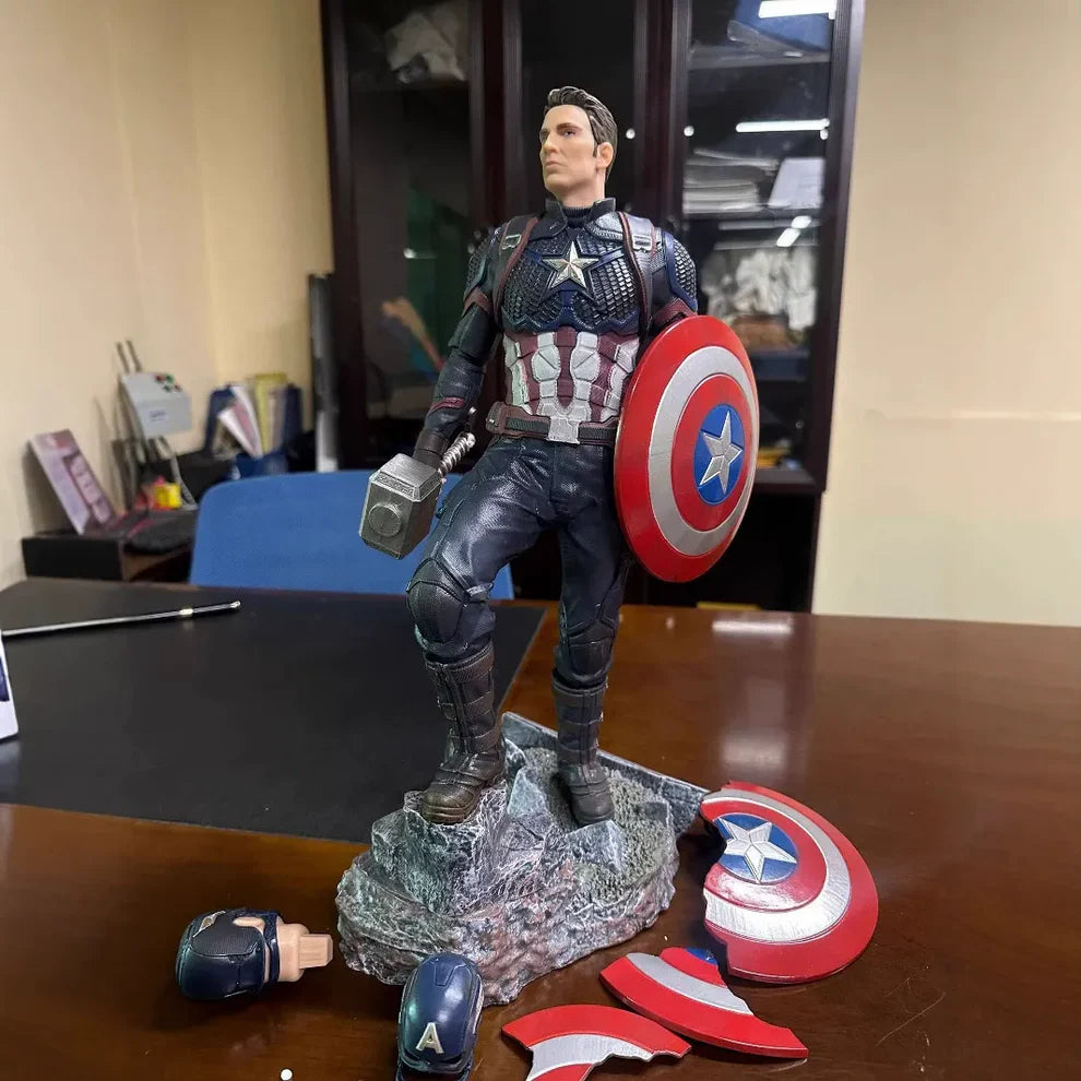 Captain America Endgame Deluxe Figurine 40cm – Premium Marvel Collector's Display Statue