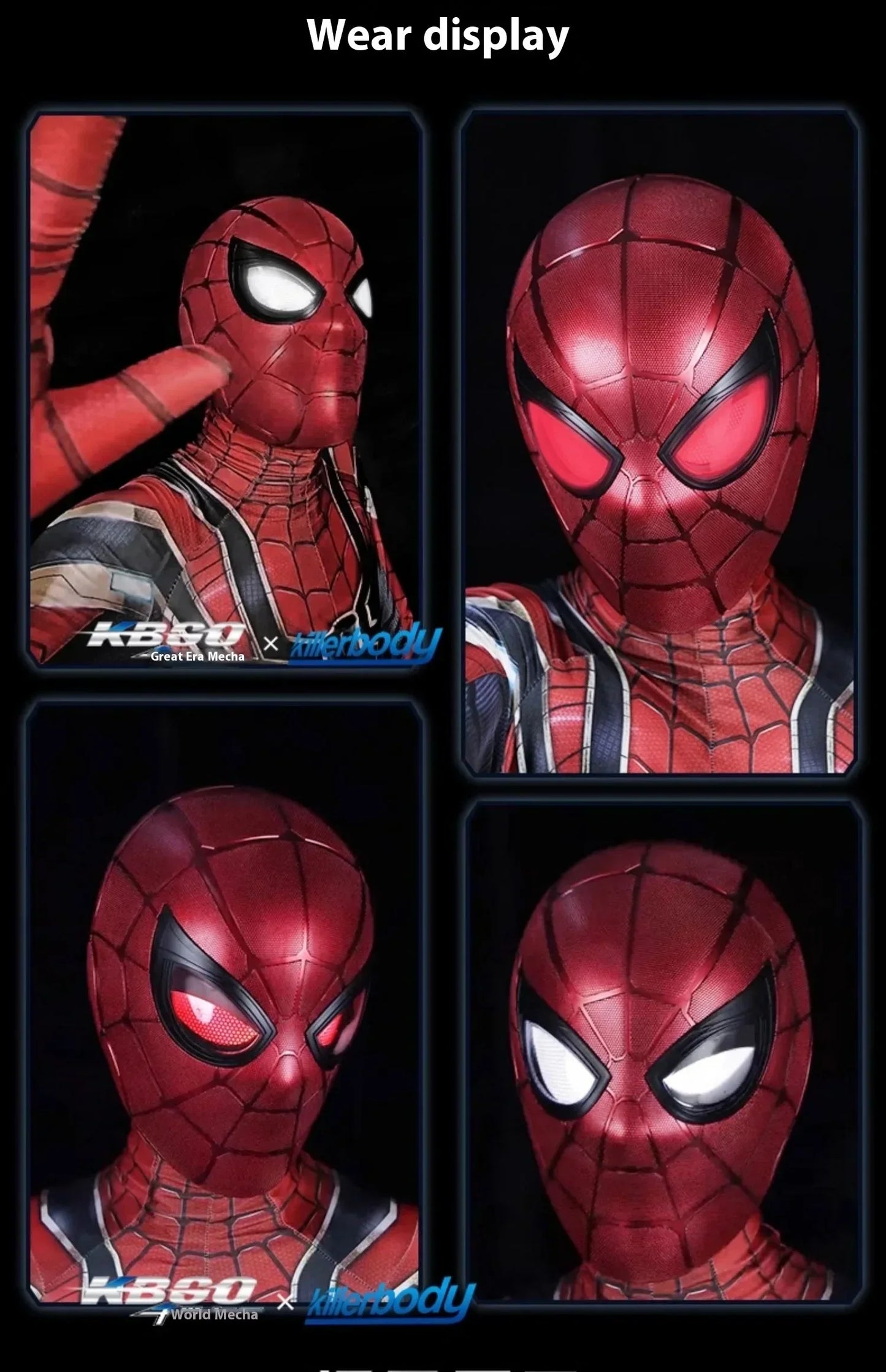 Iron Spider Smart Helmet – Premium Marvel Collectible Display Helmet