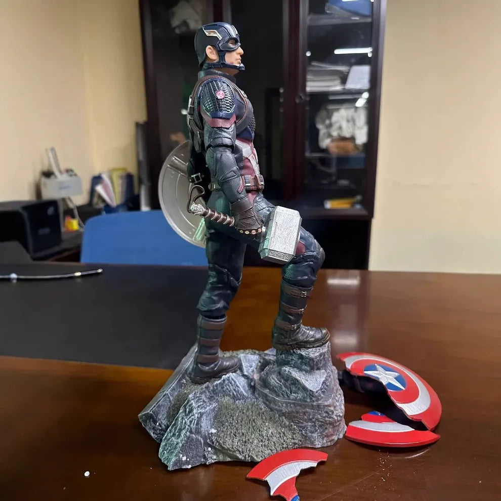 Captain America Endgame Deluxe Figurine 40cm – Premium Marvel Collector's Display Statue
