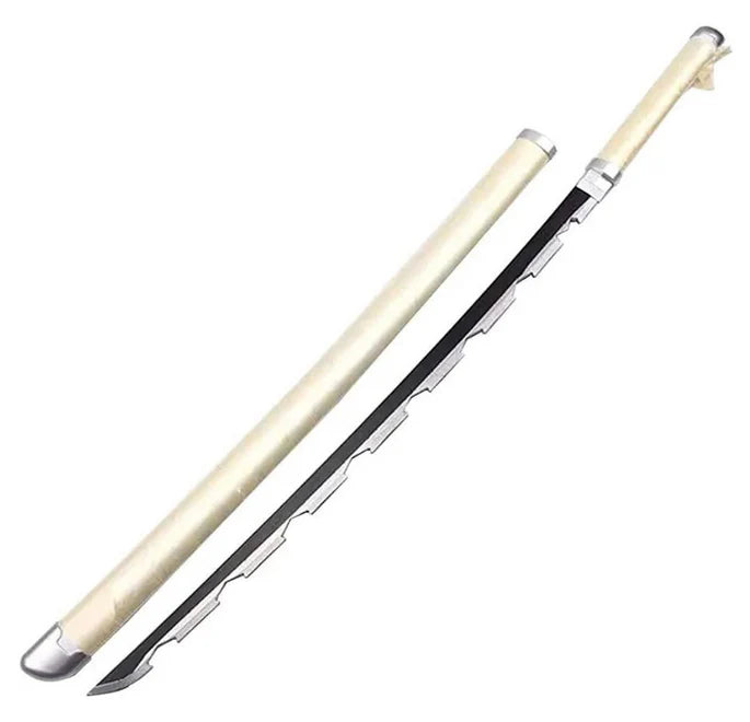 Demon Slayer Inosuke Wooden Katana – 104cm Anime Cosplay Sword