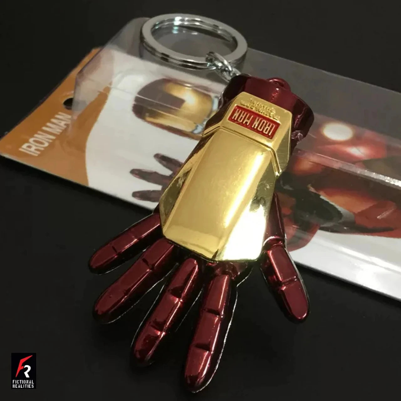 Marvel Iron Man Premium Metal Keychain – Durable Superhero Collectible Key Ring