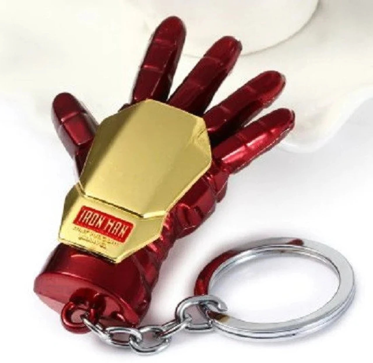 Marvel Iron Man Premium Metal Keychain – Durable Superhero Collectible Key Ring
