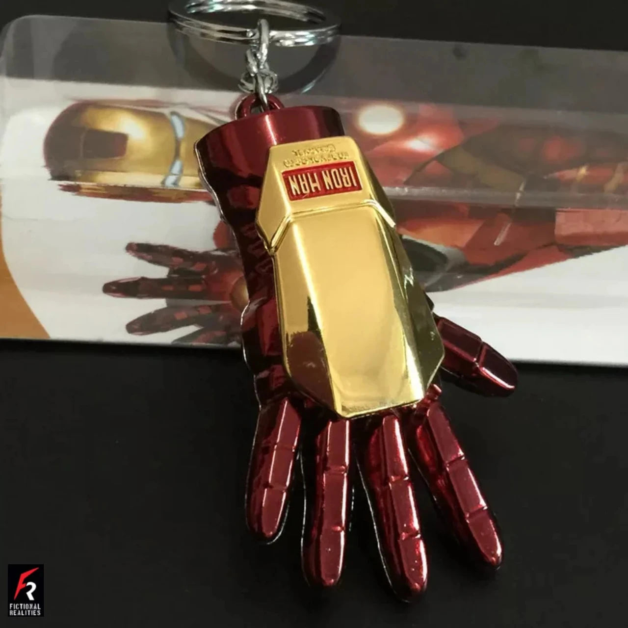 Marvel Iron Man Premium Metal Keychain – Durable Superhero Collectible Key Ring