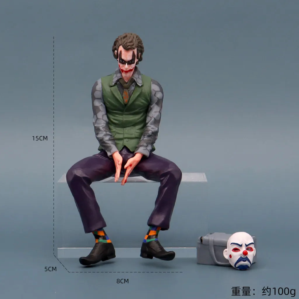 Joker Sitting Collectible Figure 15cm – Premium Display Statue