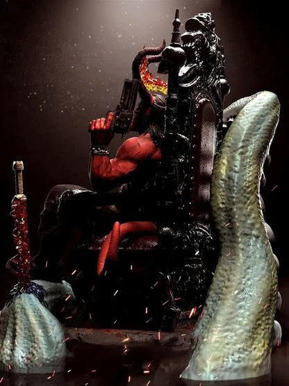 Hellboy Throne Ascendant Resin Statue 1/6 Scale – Premium Collector Edition by Tibs 3D Studio
