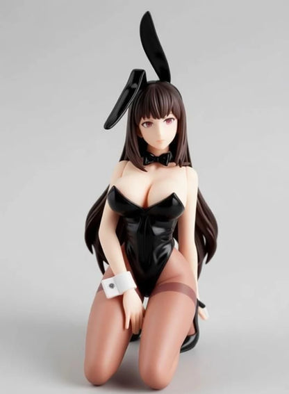 MSVFashions PVC Bunny Girl Figure – Veina Kneeling Pose, 18cm Anime Collectible