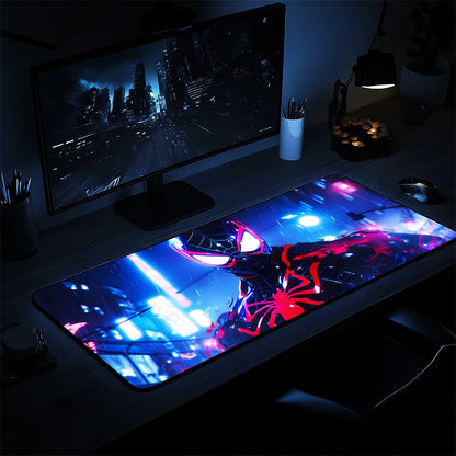 Printed Spider-Man Laptop & Desktop Mouse Pad – Non-Slip Base Desk Mat | Multicolor Gaming & Office Desk Pad