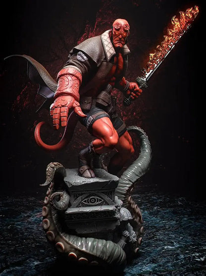 Hellboy Infernal Resin Statue 1/6 Scale – Premium 3D Printed Display Figure