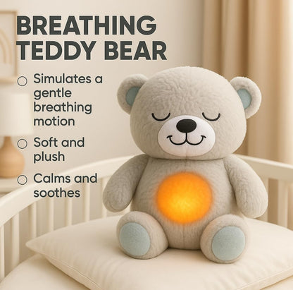 Magic Glow Teddy Bear with Light & Music – Soft Plush Toy for Kids