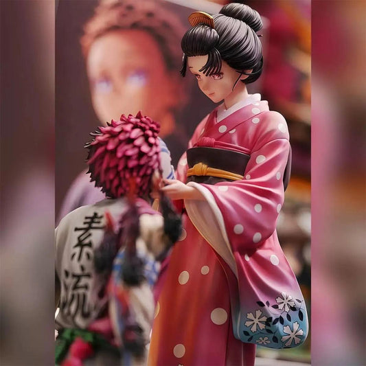 Demon Slayer Figure – Akaza & Koyuki Premium Anime Figure