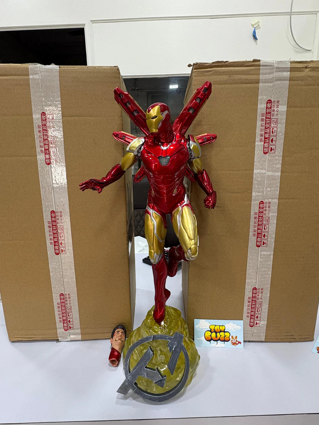 Iron Man LED Statue – 45cm Marvel Superhero Collectible Figure
