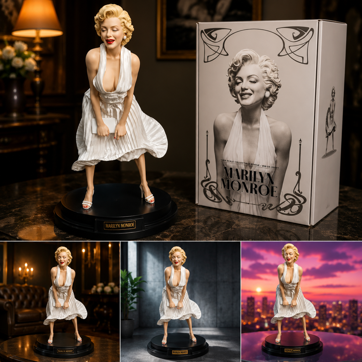Marilyn Monroe Figure – Premium Hollywood Icon PVC Collectible Statue