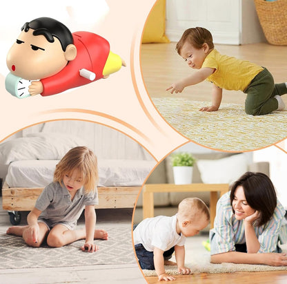 Shinchan Crawling Wind-Up Toy (10cm) – Fun Moving Action Figure for Kids