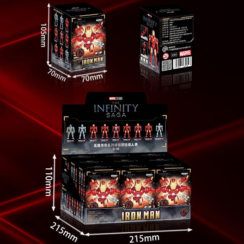 Marvel Iron Man Model Kit Blind Box – Mystery Edition | 1 Random Collectible Box | AnimeLegacy