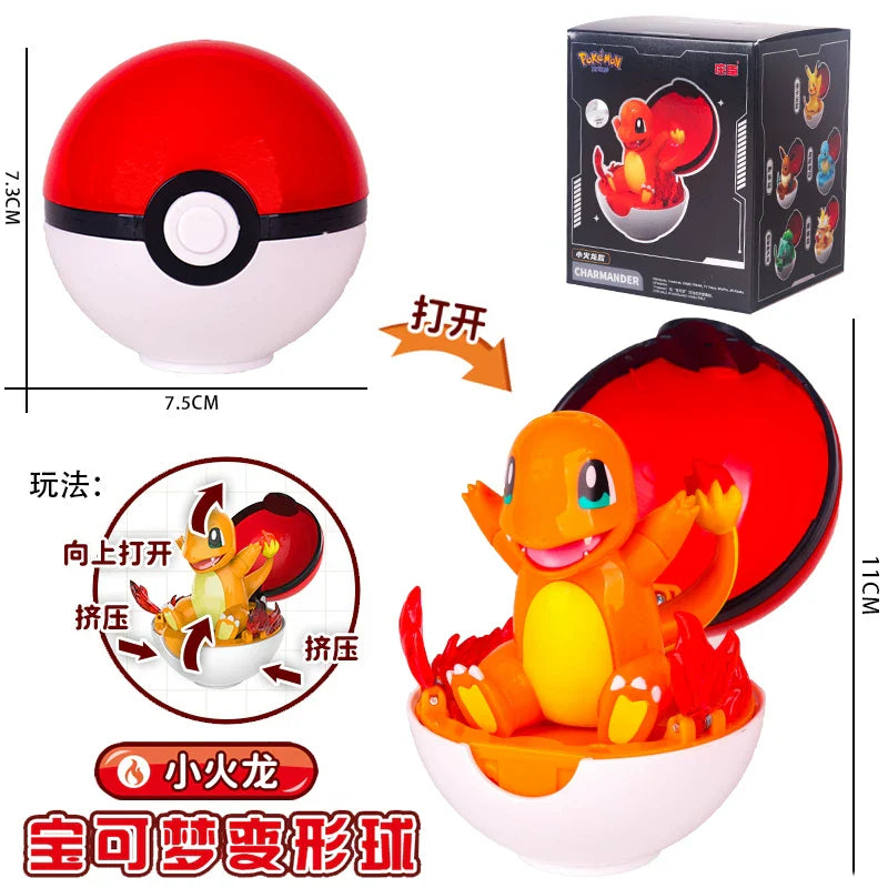 Charmander Pokémon Poké Ball Figure – Premium Collector Edition | AnimeLegacy