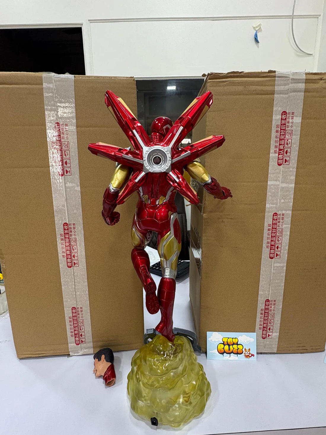 Iron Man LED Statue – 45cm Marvel Superhero Collectible Figure