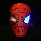 The Amazing Spider-Man Premium LED Cosplay Mask – Movie Replica Spider-Man Light-Up Collectible