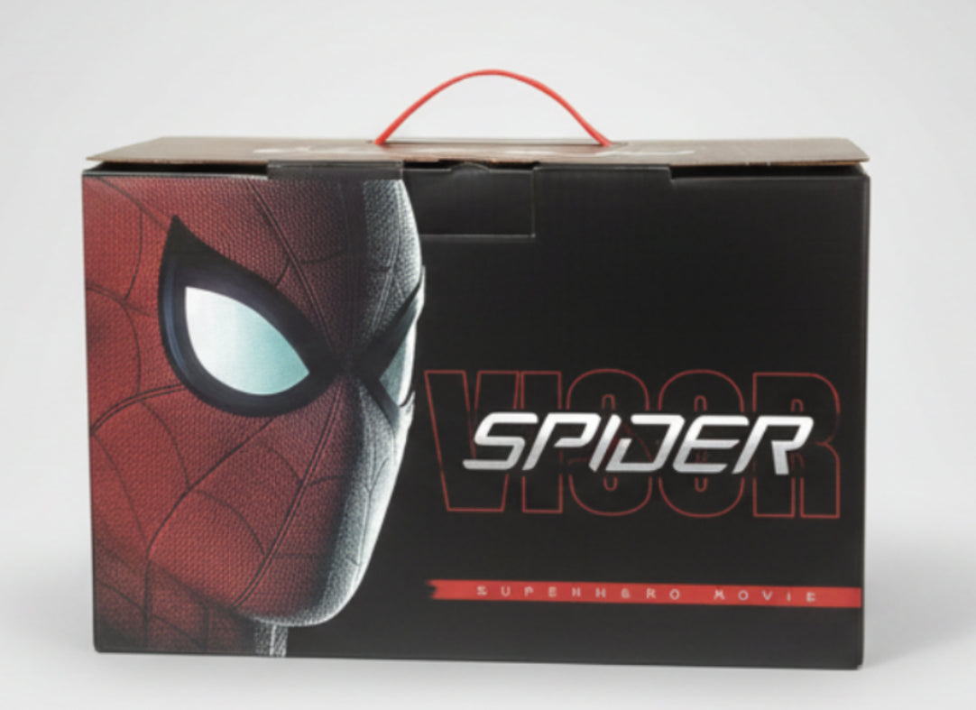 Spider-Man Black Raimi 1:1 Cosplay Mask – Light-Up Eyes with Chin Control Limited Edition