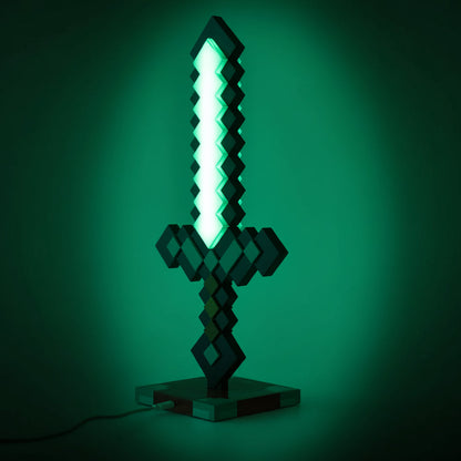 Minecraft Diamond Sword USB LED Night Light – 14 Inch Limited Edition