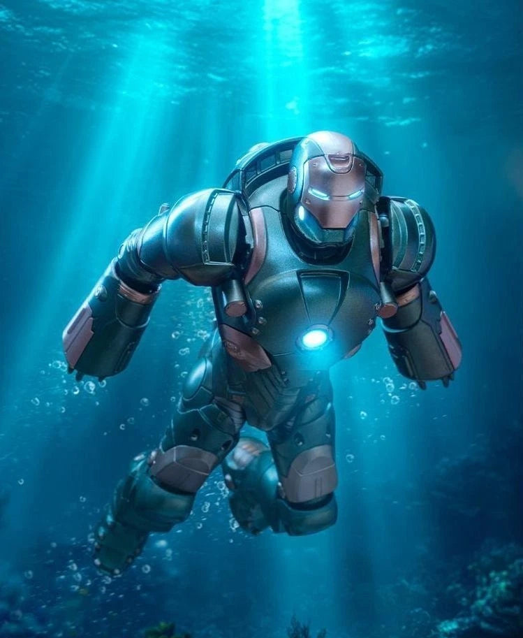 Iron Man MK37 Hammerhead Armor Action Figure | Limited Edition Marvel Collector's Piece 🔥