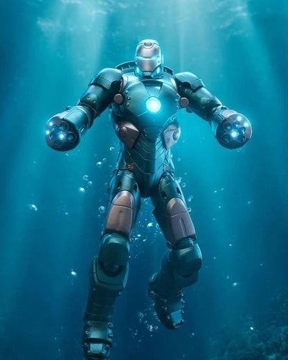 Iron Man MK37 Hammerhead Armor Action Figure | Limited Edition Marvel Collector's Piece 🔥