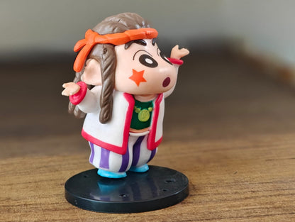 Crayon Shinchan Hippie Action Figure – Cute Anime Collectible Display Toy