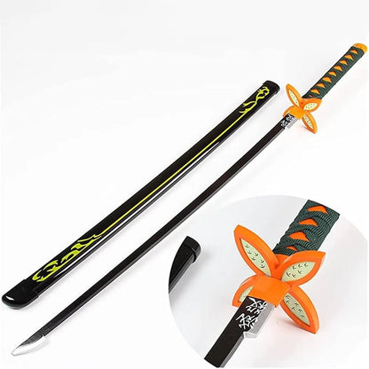 Demon Slayer Shinobu Kocho Wooden Katana – 104cm Anime Cosplay Sword