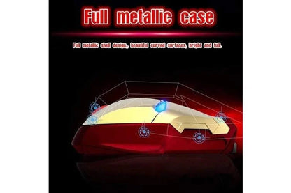 Iron Man Ergonomic Wireless Mouse – 2.4G Portable Gaming & Office Mouse | AnimeLegacy