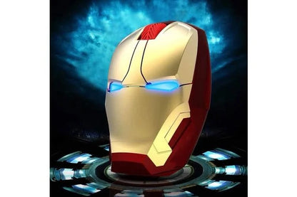 Iron Man Ergonomic Wireless Mouse – 2.4G Portable Gaming & Office Mouse | AnimeLegacy