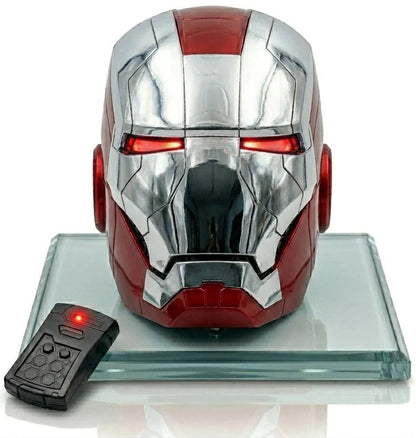 Premium MK-5 Red & Silver Smart Helmet with Touch & Voice Control | Wearable Collector Edition