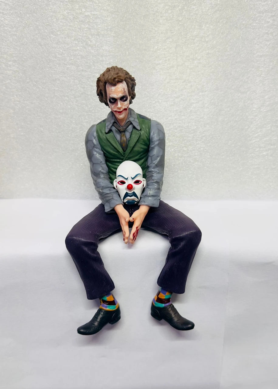 AUTO MT Joker Action Figure – 15cm Comic Villain Dashboard Display Collectible with Mask