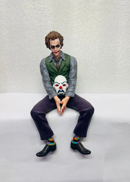 AUTO MT Joker Action Figure – 15cm Comic Villain Dashboard Display Collectible with Mask