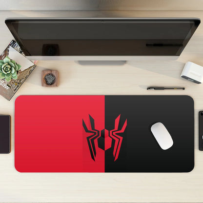 Aniithing Spider-Man Gaming Mouse Pad XXL – 23 × 11 Inch Extended Desk Mat for PC & Keyboard | Non-Slip Base Red & Black