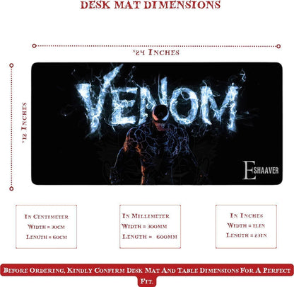 VENOM035 Non-Slip Mouse Pad – Premium Venom Gaming Mousepad | Multicolor Desk Mat for Gaming, Office & Study