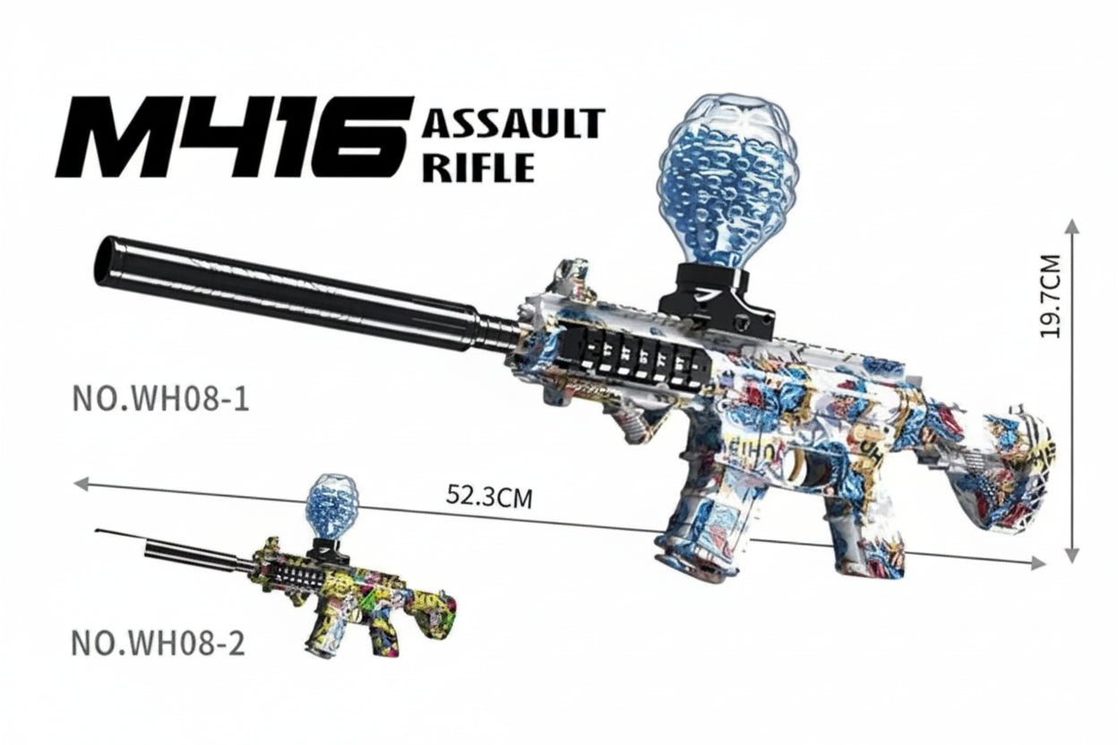M416 Electric Gel Blaster Toy Gun – Long-Range Rechargeable Outdoor Action Blaster