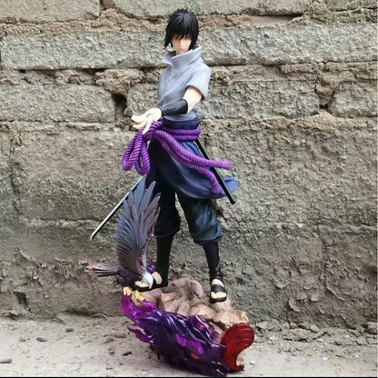 Sasuke Uchiha Rinnegan Battle Edition Figure – Premium Naruto Shippuden Collectible Statue